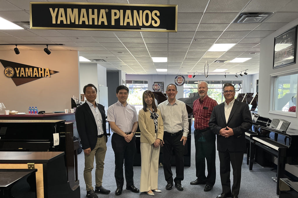 Rockaway Music Hosts Representatives From Yamaha Corporation of Japan